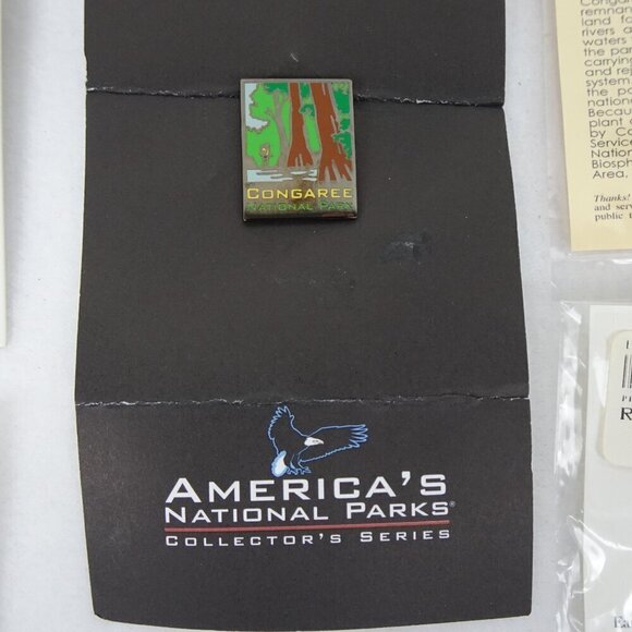 Lot of 5 Lapel Pins National Park Service Alcatraz Congaree Ft Sumter + 2 Extra - Picture 4 of 9